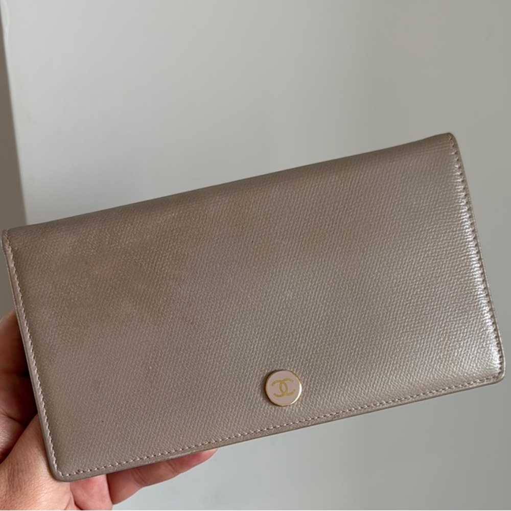 Chanel Long Leather Wallet